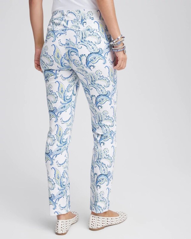 Brigitte Paisley Ankle Pants - image 3